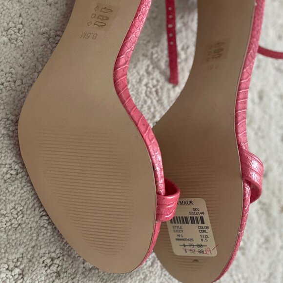 Steve Madden - Coral/Pink heel - Size 8.5 NEVER WORN - Picture 5 of 5